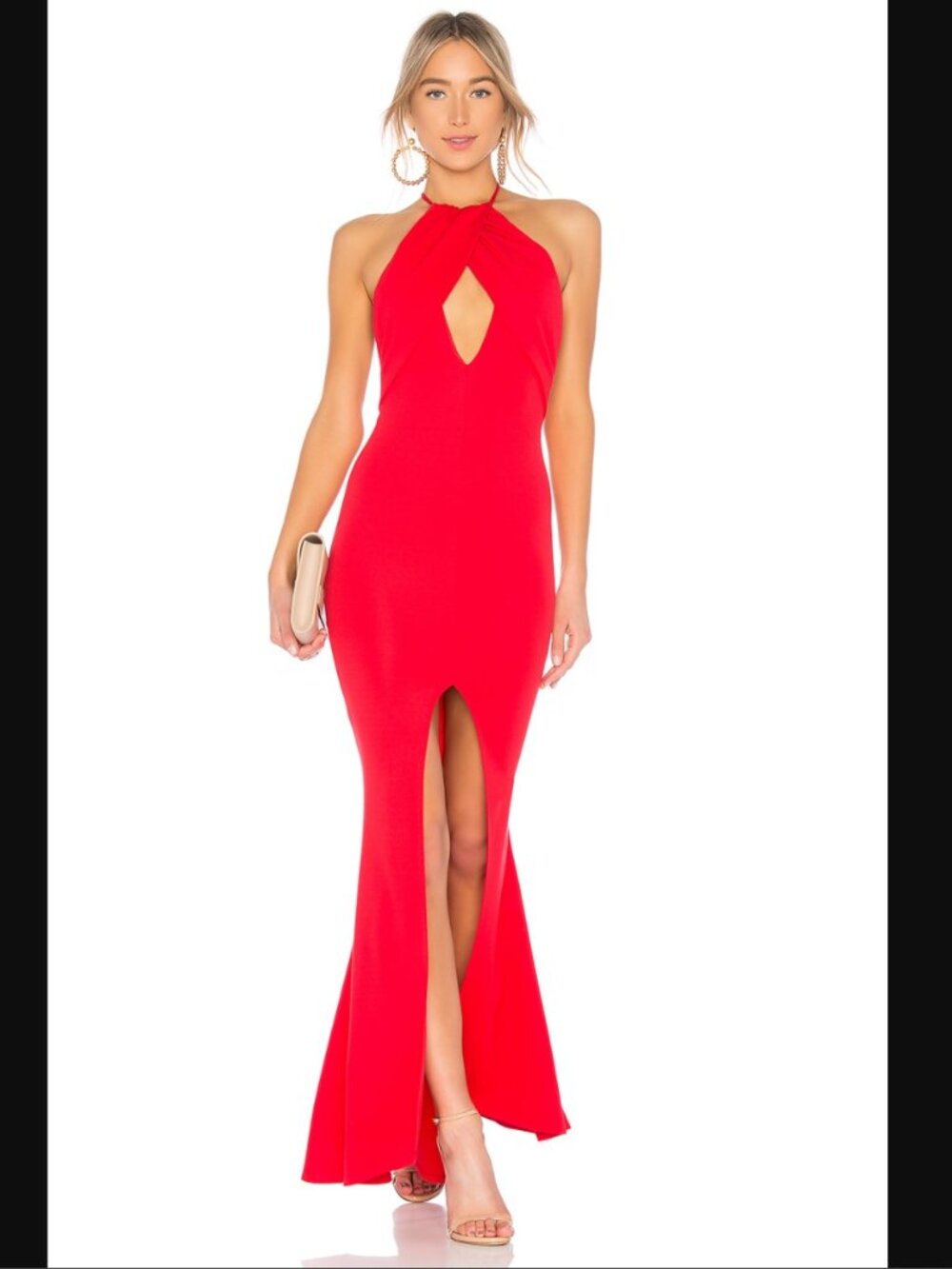NWT Lovers and Friends Rosa Gown in Red Rose | Size S